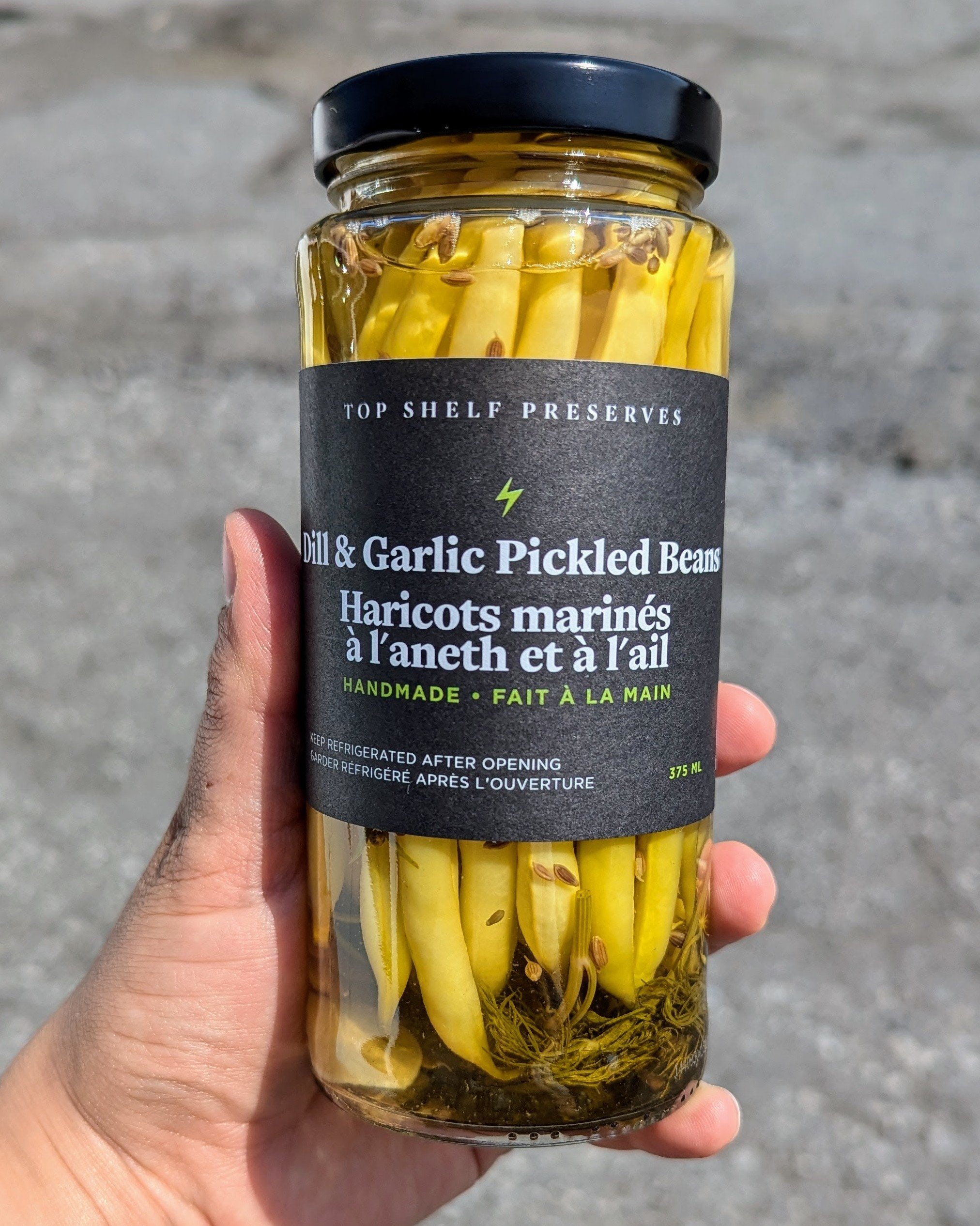 Dill & Garlic Pickled Beans