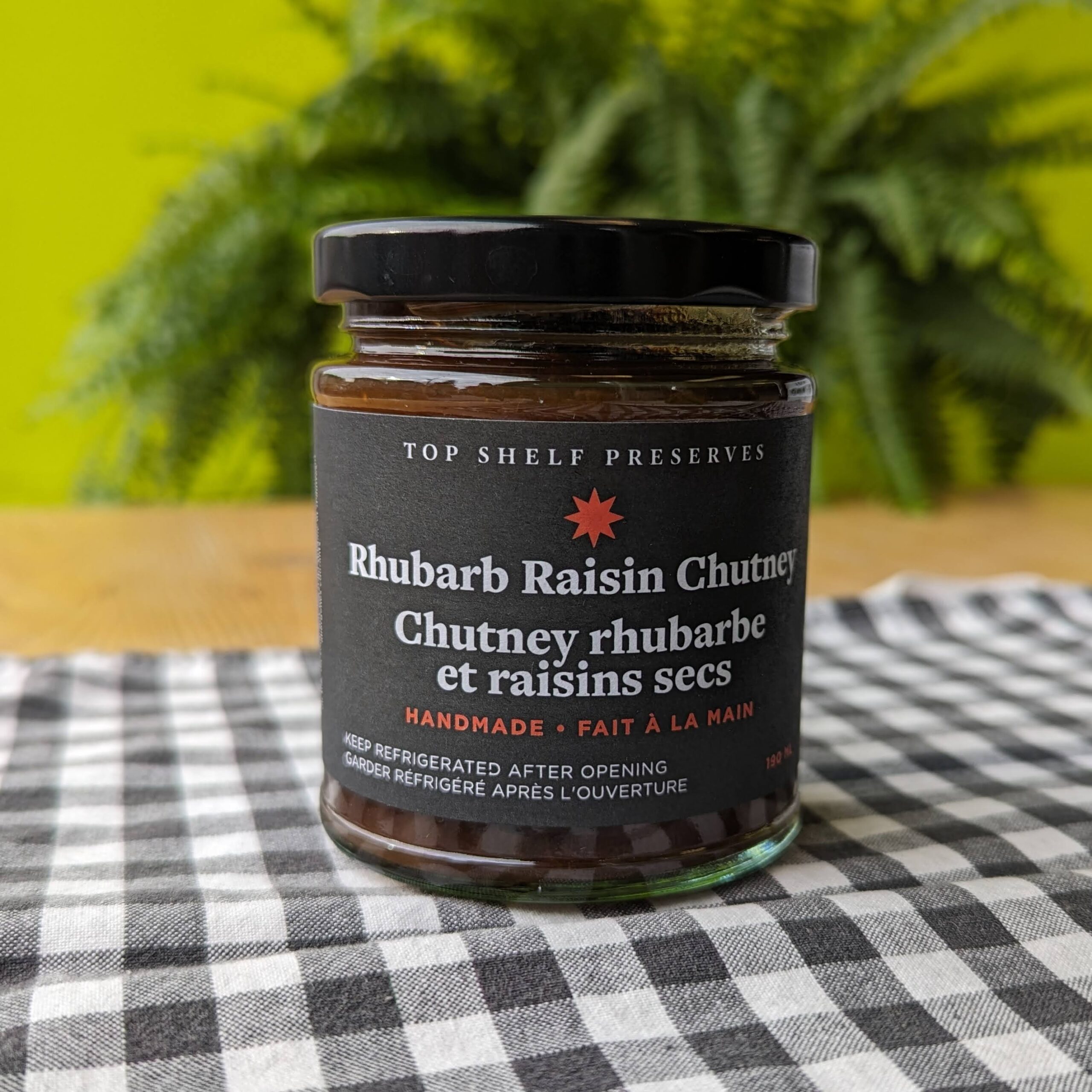 Rhubarb Raisin Chutney Top Shelf Preserves