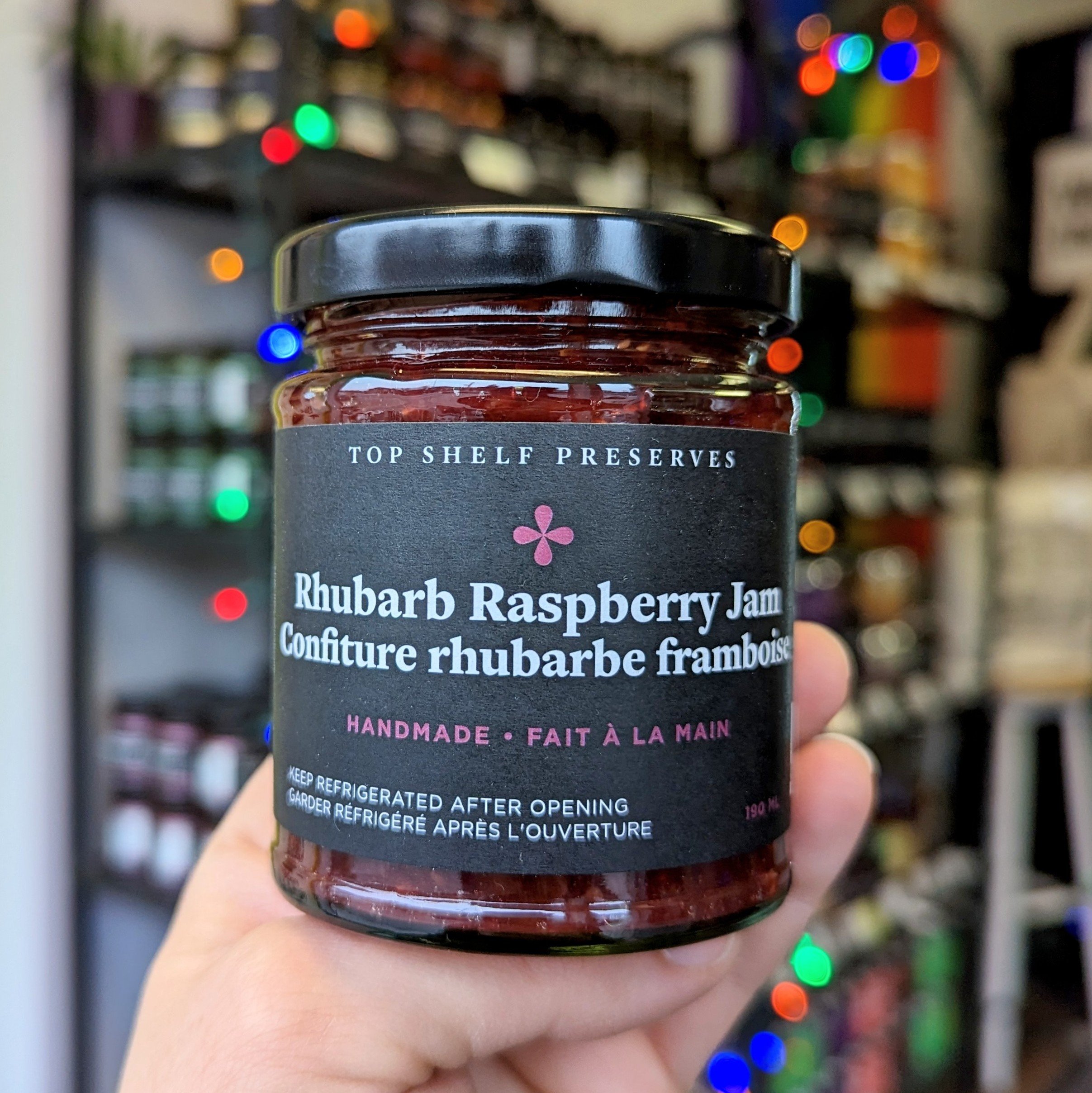 Rhubarb Raspberry Jam Top Shelf Preserves
